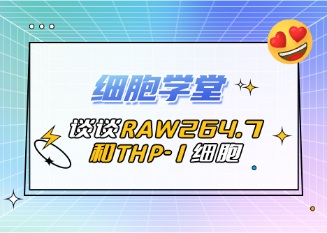細胞學堂 | RAW264.7和THP-1細胞