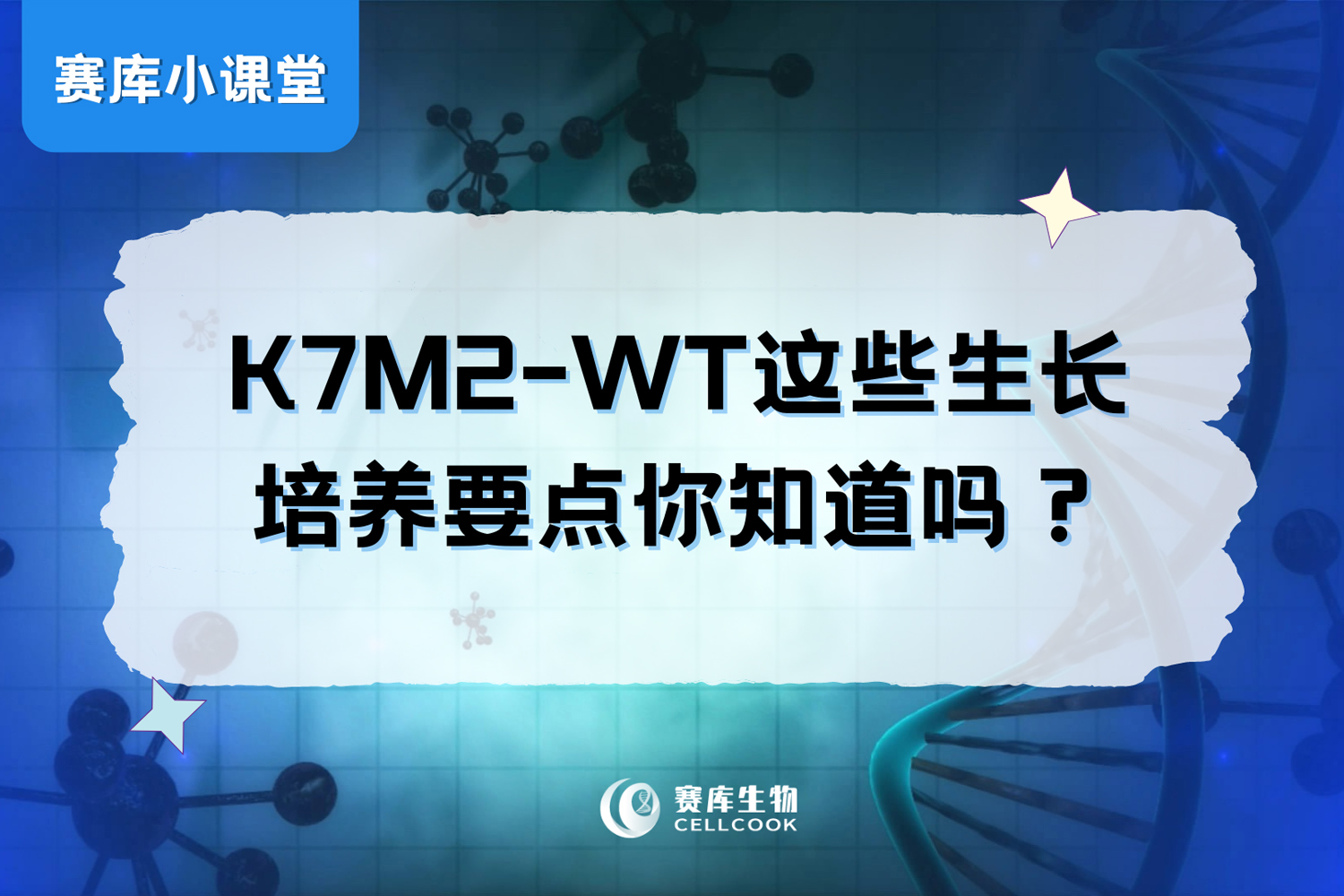 K7M2-WT這些生長(zhǎng)培養(yǎng)要點(diǎn)你知道嗎？